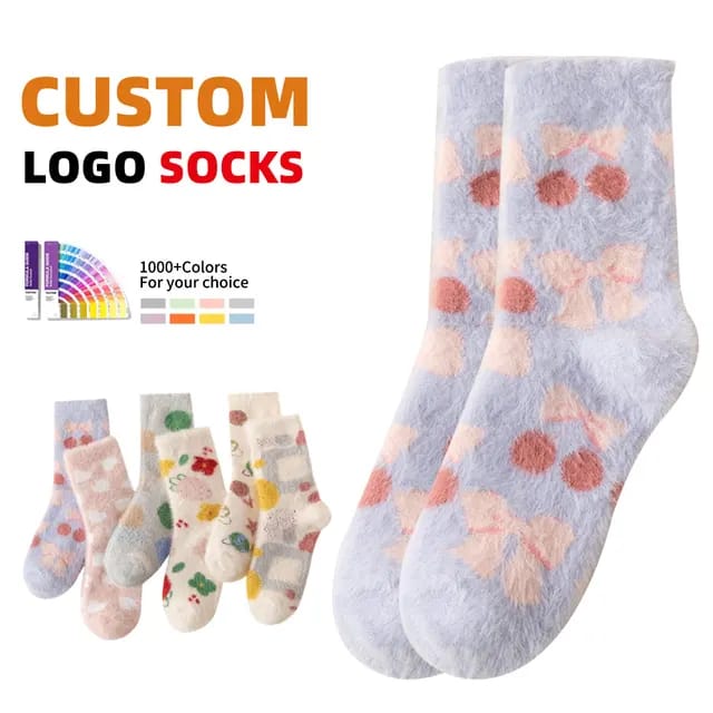 Custom winter cotton socks thickened warm